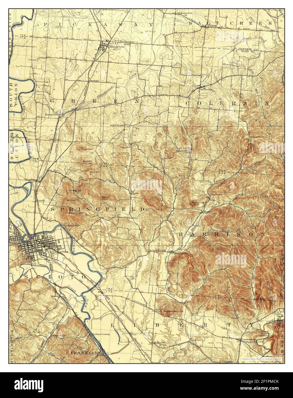 Map Of Chillicothe Ohio Chillicothe, Ohio, Map 1908, 1:62500, United States Of America By Timeless  Maps, Data U.s. Geological Survey Stock Photo - Alamy