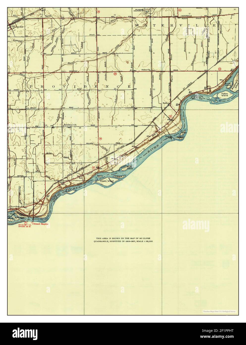 Grand Rapids Ohio Map Grand Rapids, Ohio, Map 1940, 1:31680, United States Of America By Timeless  Maps, Data U.s. Geological Survey Stock Photo - Alamy
