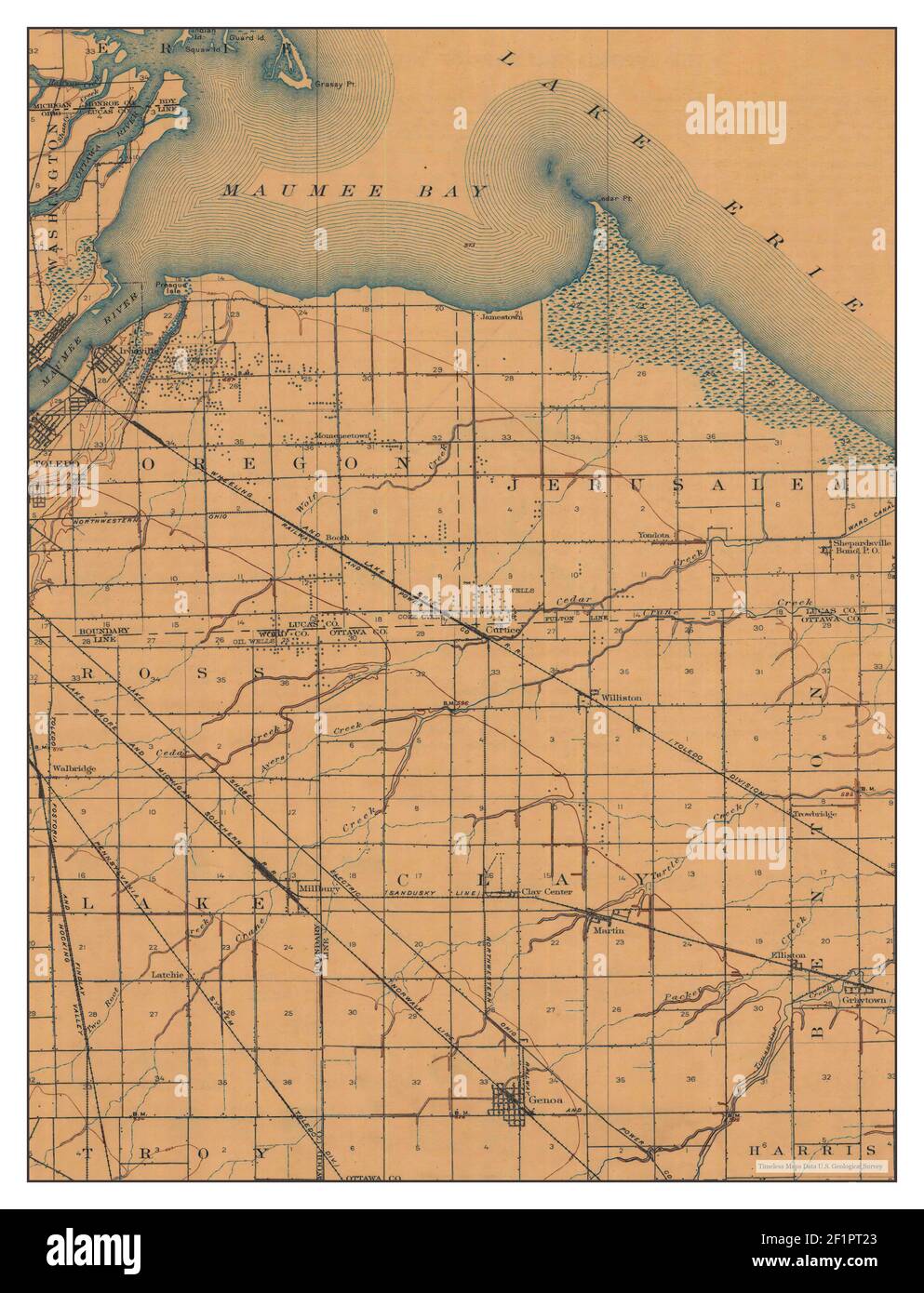 Maumee ohio map Cut Out Stock Images & Pictures Alamy