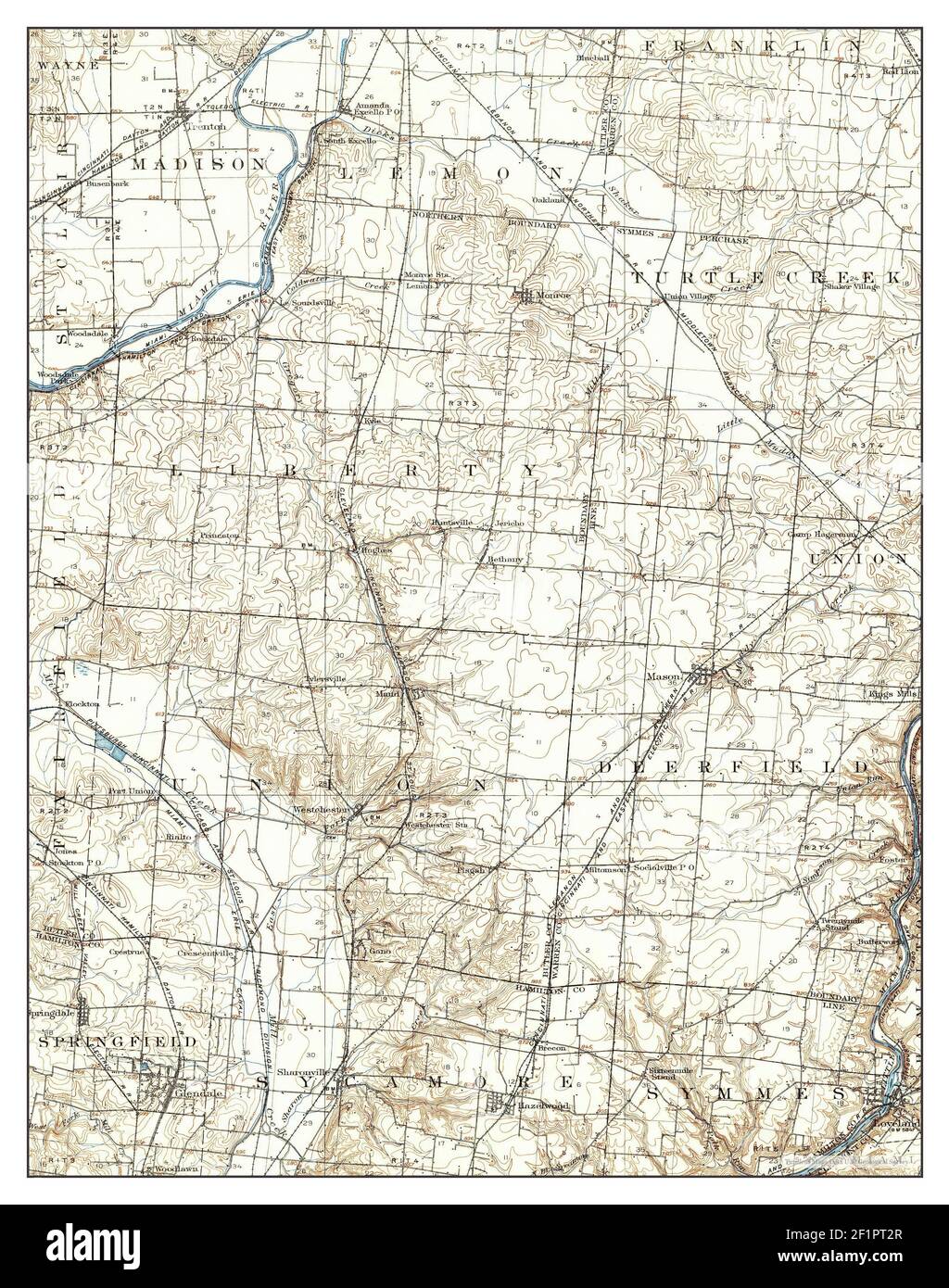 Mason ohio map hires stock photography and images Alamy