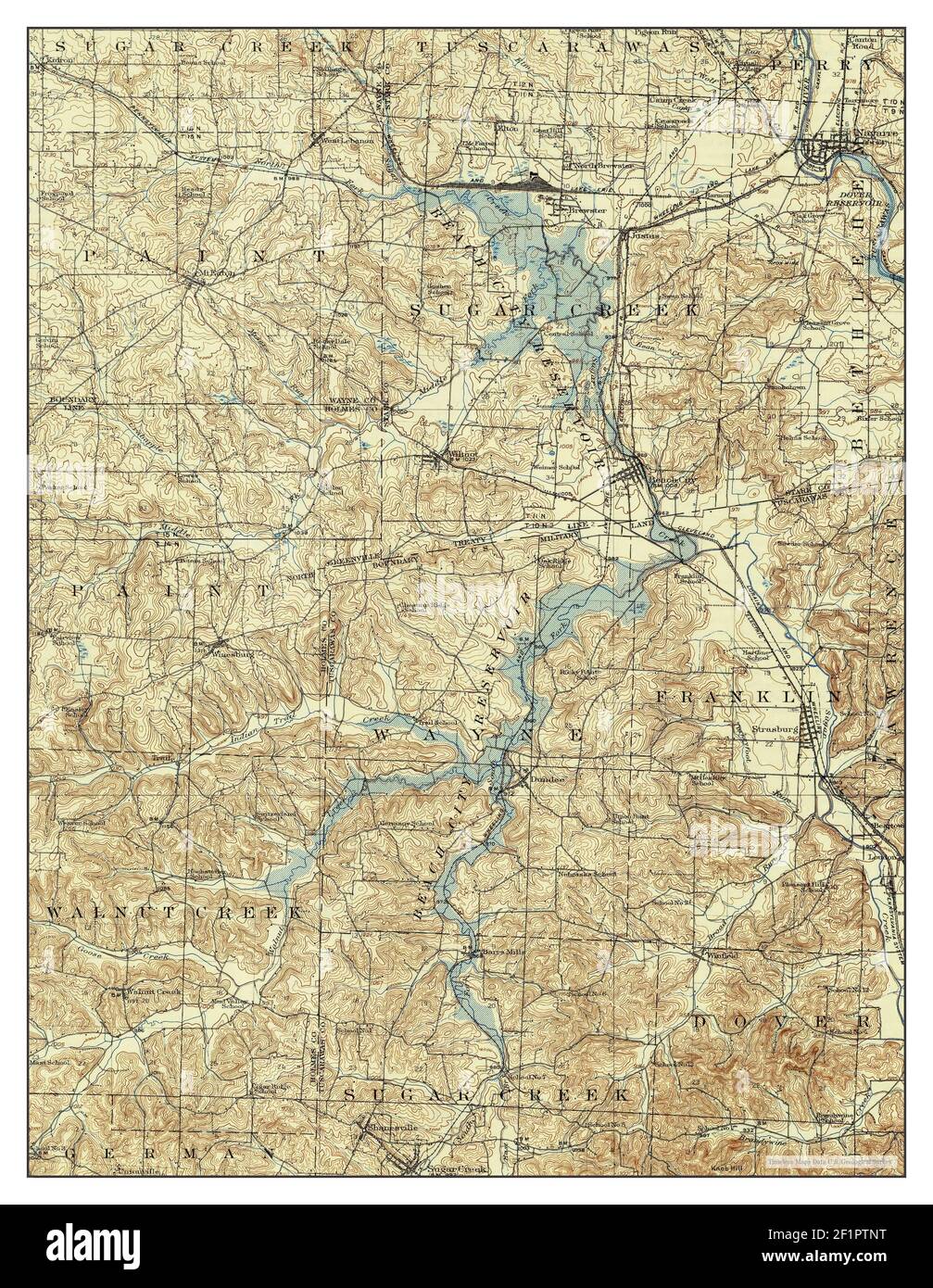 Navarre ohio map Cut Out Stock Images & Pictures Alamy