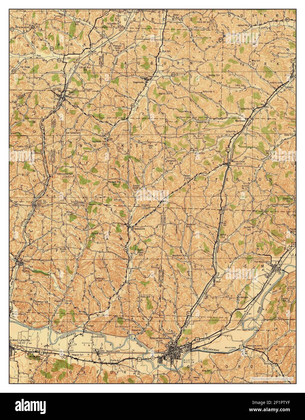 ohio map hires stock photography and images Alamy