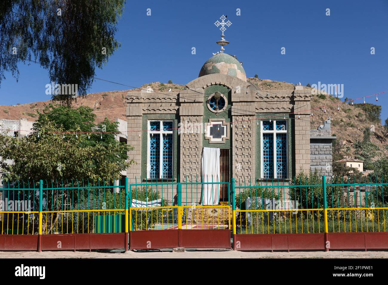 Ethiopia, Axum - The Church of Saint Mary at Axum, The Chapel of the Tablet Stock Photo