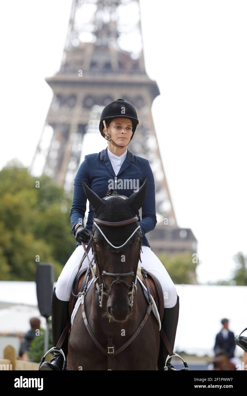 Athina Onassis (GRE) during the Longines Global Champions Tour of Longines Paris Eiffel Jumping, on June 30th to July 2nd , 2017, in Paris, France - Photo Stéphane Allaman / DPPI Stock Photo