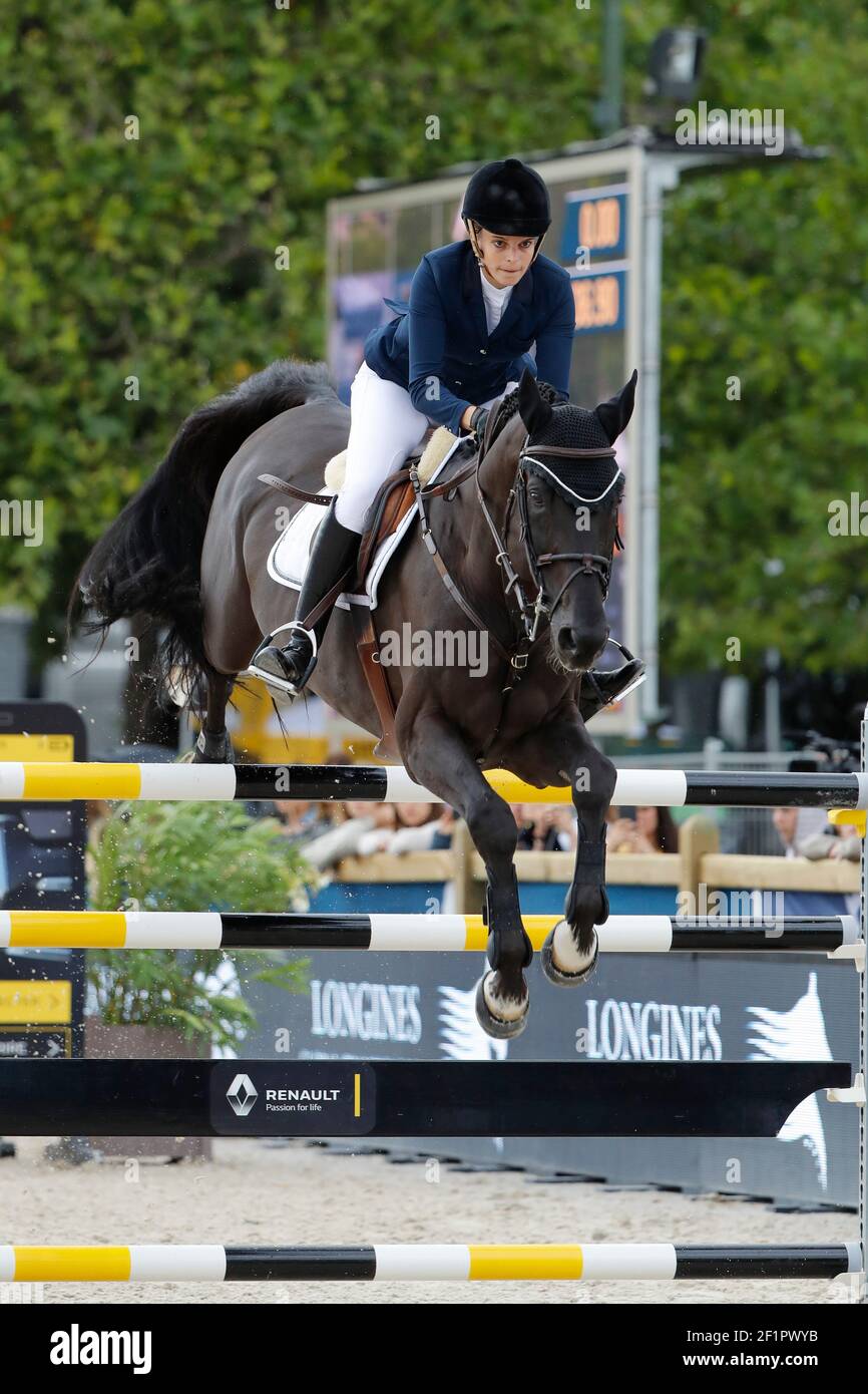 Athina Onassis (GRE) during the Longines Global Champions Tour of Longines Paris Eiffel Jumping, on June 30th to July 2nd , 2017, in Paris, France - Photo Stéphane Allaman / DPPI Stock Photo