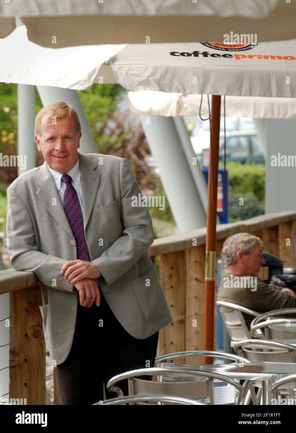THE CHIEF EXEC OF WELCOME BREAK GEORGE CHANTER AT THE SOUTH MIMMS SERVIVE AREA. 31 May 2005 TOM PILSTON Stock Photo