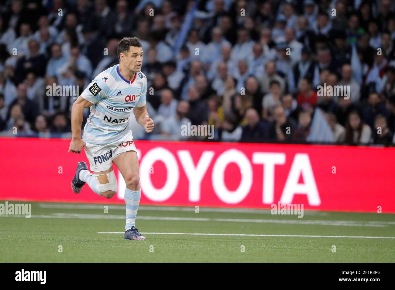 Daniel William Carter - Dan Carter (Racing 92) runned during the French Championship Top 14 Rugby Union match between Racing 92 and La Rochelle on february 18, 2018 at U Arena in Nanterre, France - Photo Stephane Allaman / DPPI Stock Photo