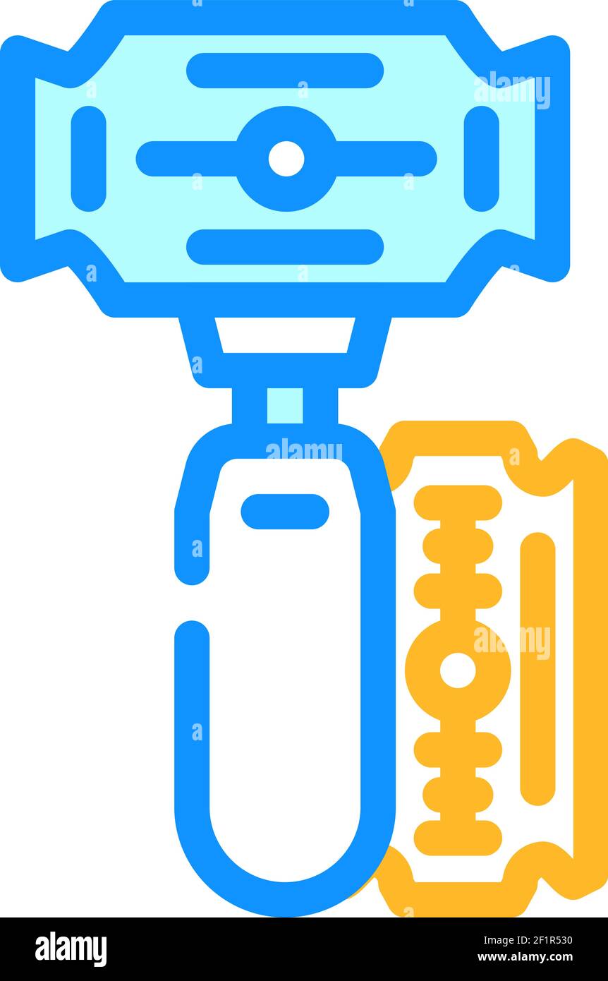 blade callus remover color icon vector illustration Stock Vector Image ...