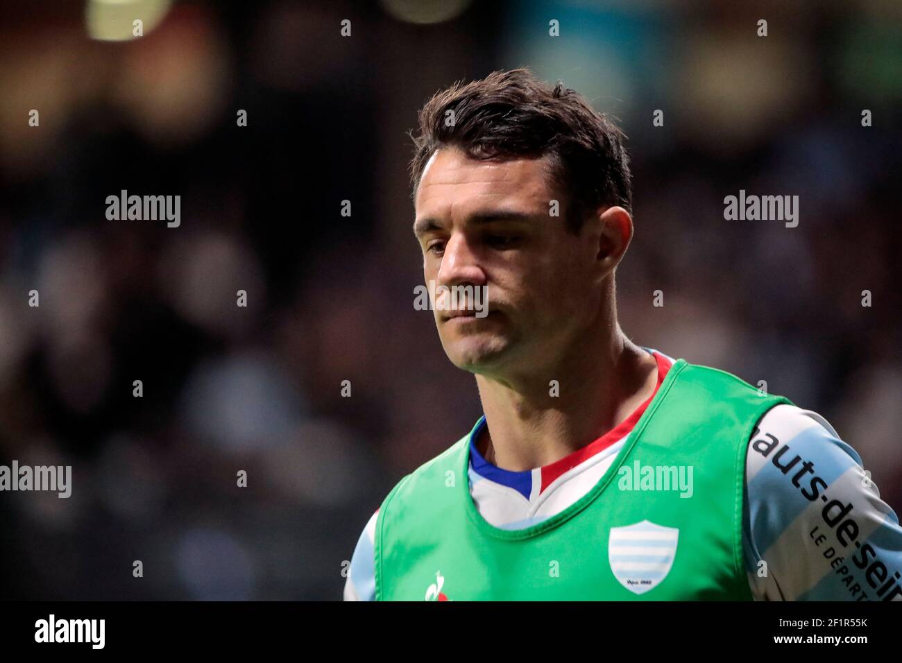 Daniel William Carter - Dan Carter (Racing 92) at warm up during the French Championship Top 14 Rugby Union match between Racing 92 and RC Toulon on April 8, 2018 at U Arena in Nanterre, France - Photo Stephane Allaman / DPPI Stock Photo