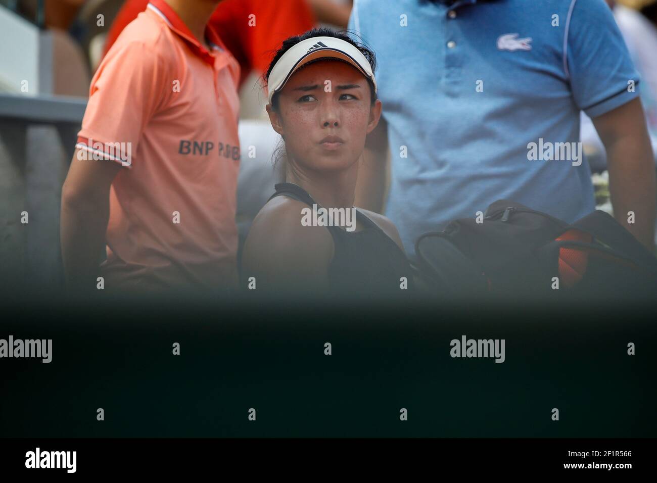 Wang Qiang (CHN) during the Roland Garros French Tennis Open 2018, day 1, on May 27, 2018, at the Roland Garros Stadium in Paris, France - Photo Stephane Allaman / DPPI Stock Photo