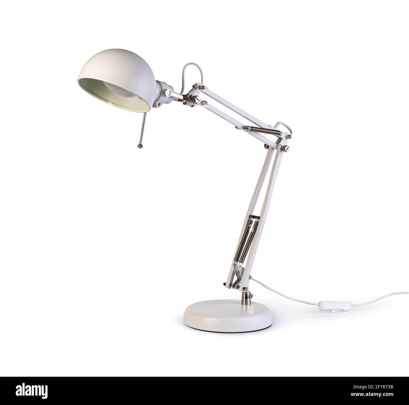 Table lamp on white background Stock Photo