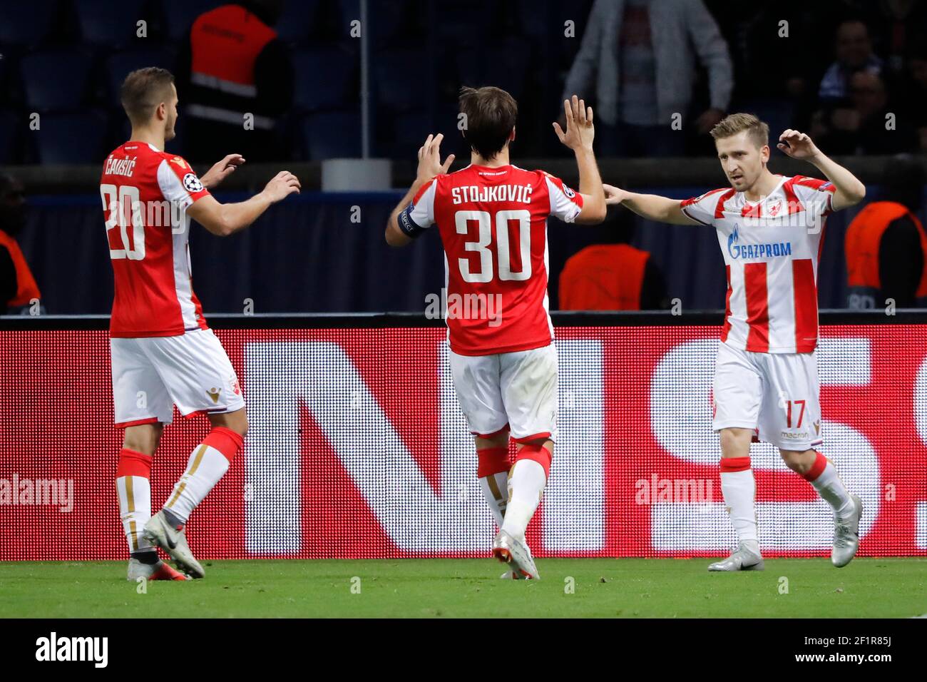 Marko Marin (Crvena Zvezda) scored a goal during the UEFA Champions League,  Group C football match between Paris Saint-Germain and Crvena Zvezda on  October 3, 2018 at Parc des Princes stadium in