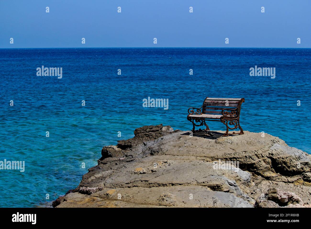 Karpathos, Greece;13 August 2013;Lonely in the blue Stock Photo
