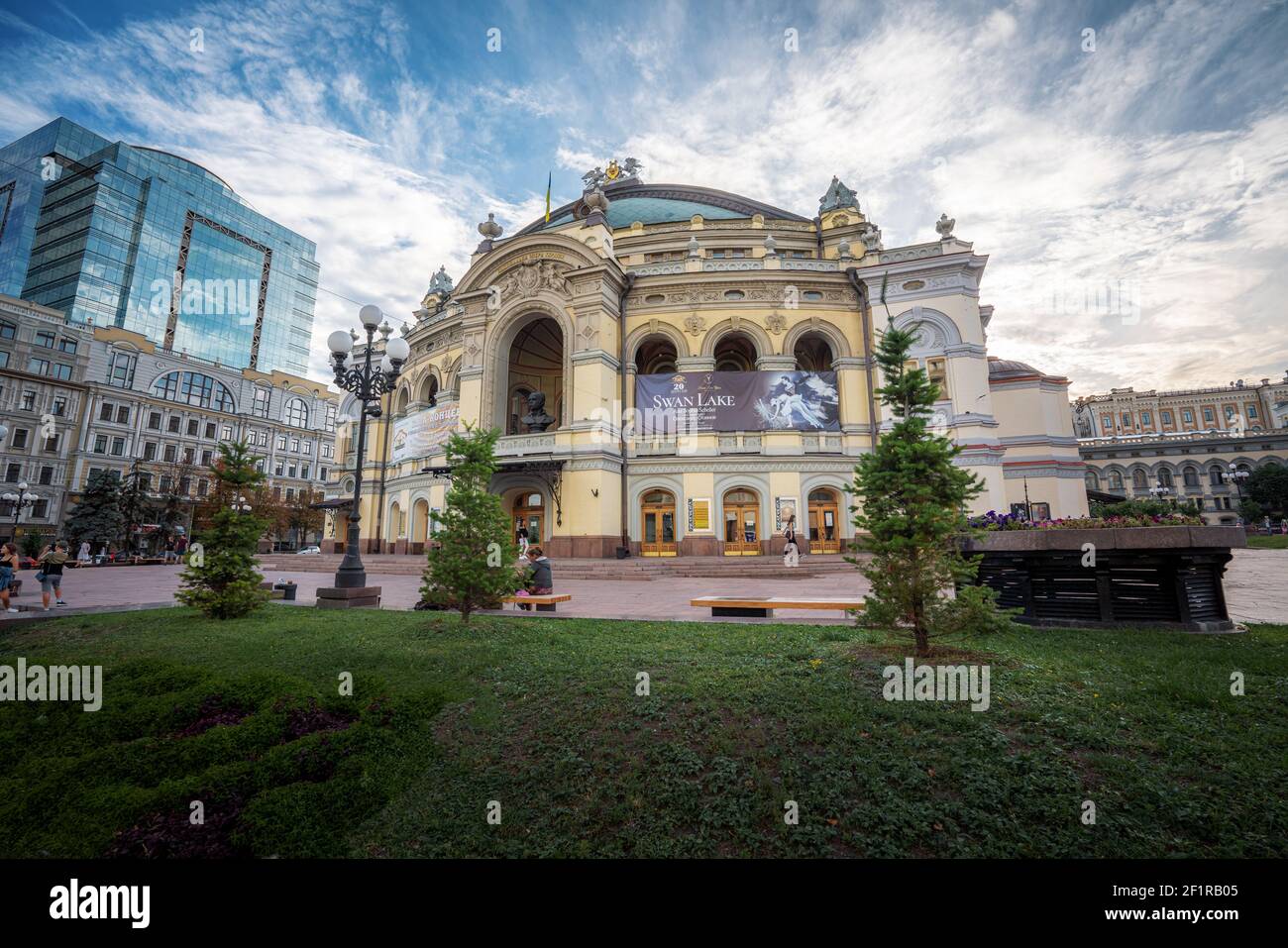 National Opera of Ukraine - Kiev, Ukraine Stock Photo