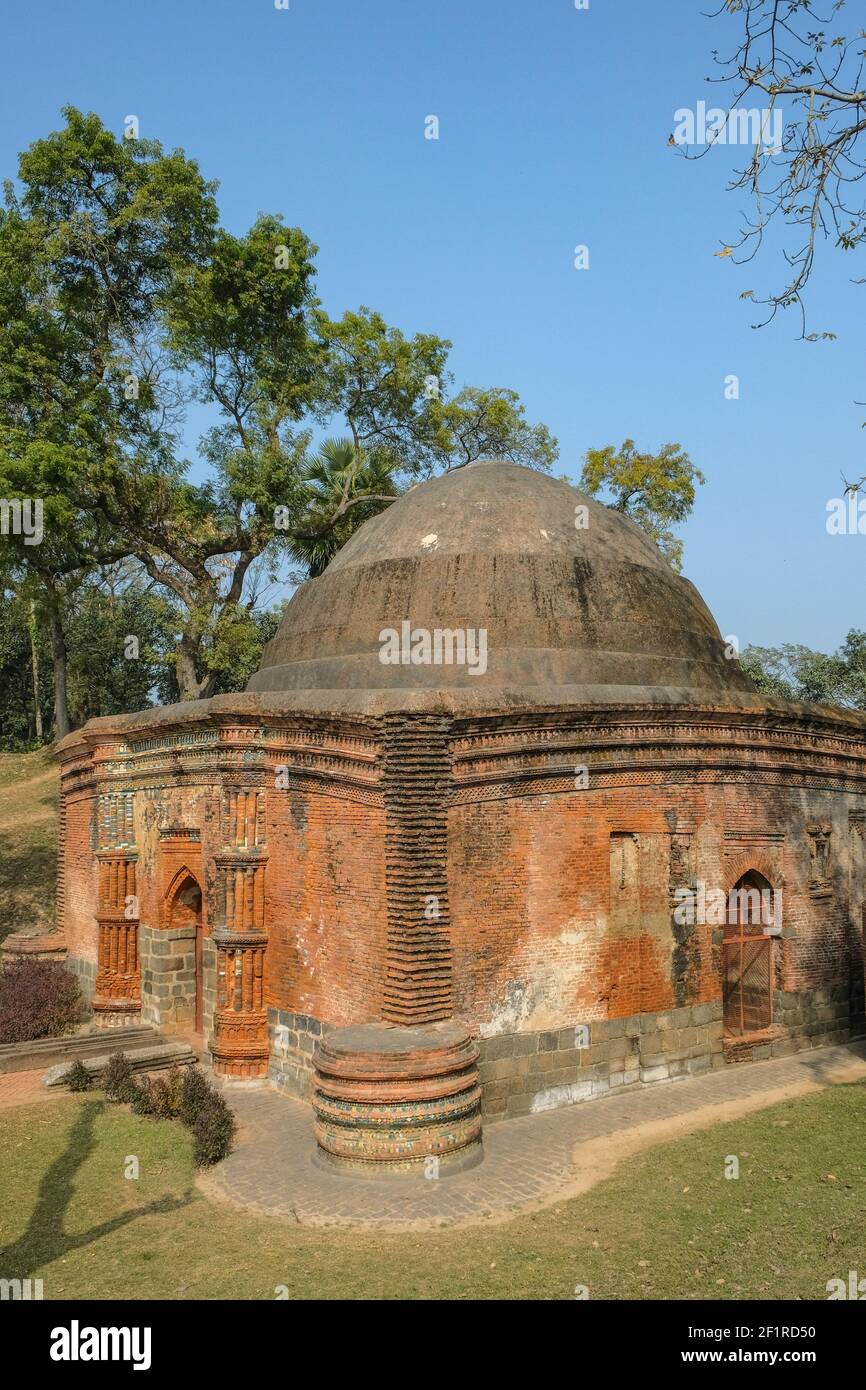 Gumti Darwaza ruins of what was the capital of the Muslim Nawabs of Bengal in the 13th to 16th centuries in Gour, West Bengal, India. Stock Photo