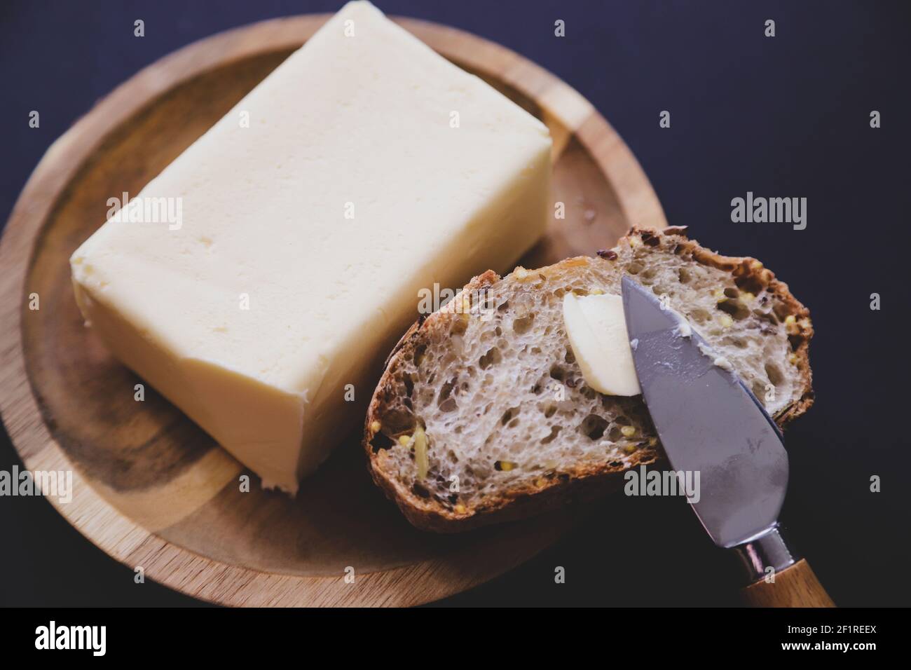 sandwich with butter and bread Stock Photo Alamy