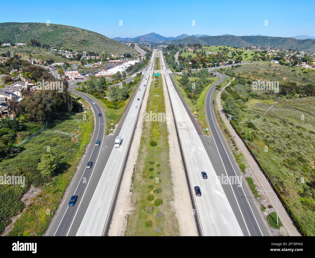 Asphalt highway cars aerial view hi res stock photography and images Asphalt highway cars aerial view hi res stock photography and images