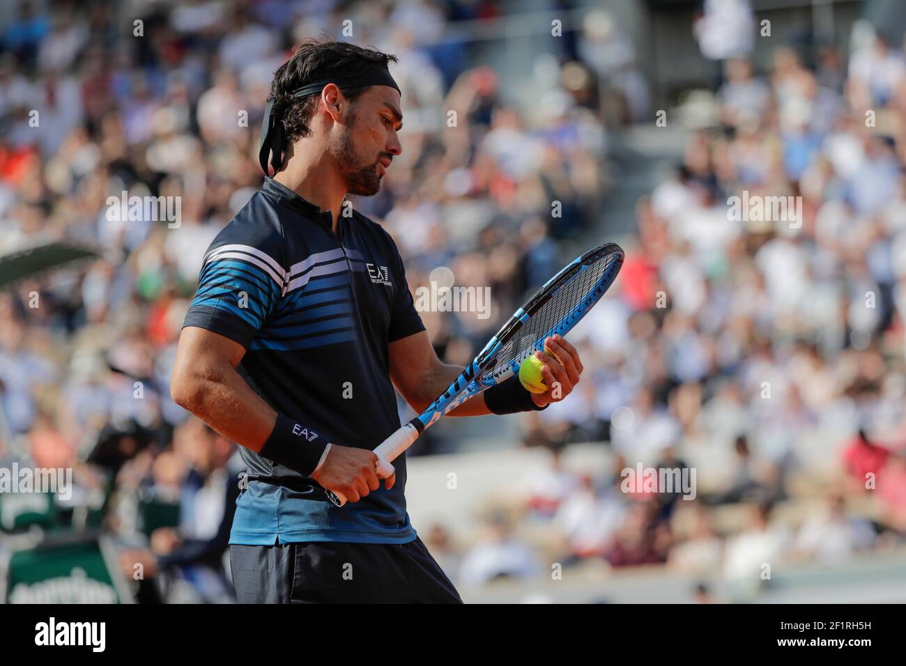 Fabio FOGNINI (ITA) during the RolandGarros 2019, Grand Slam Tennis