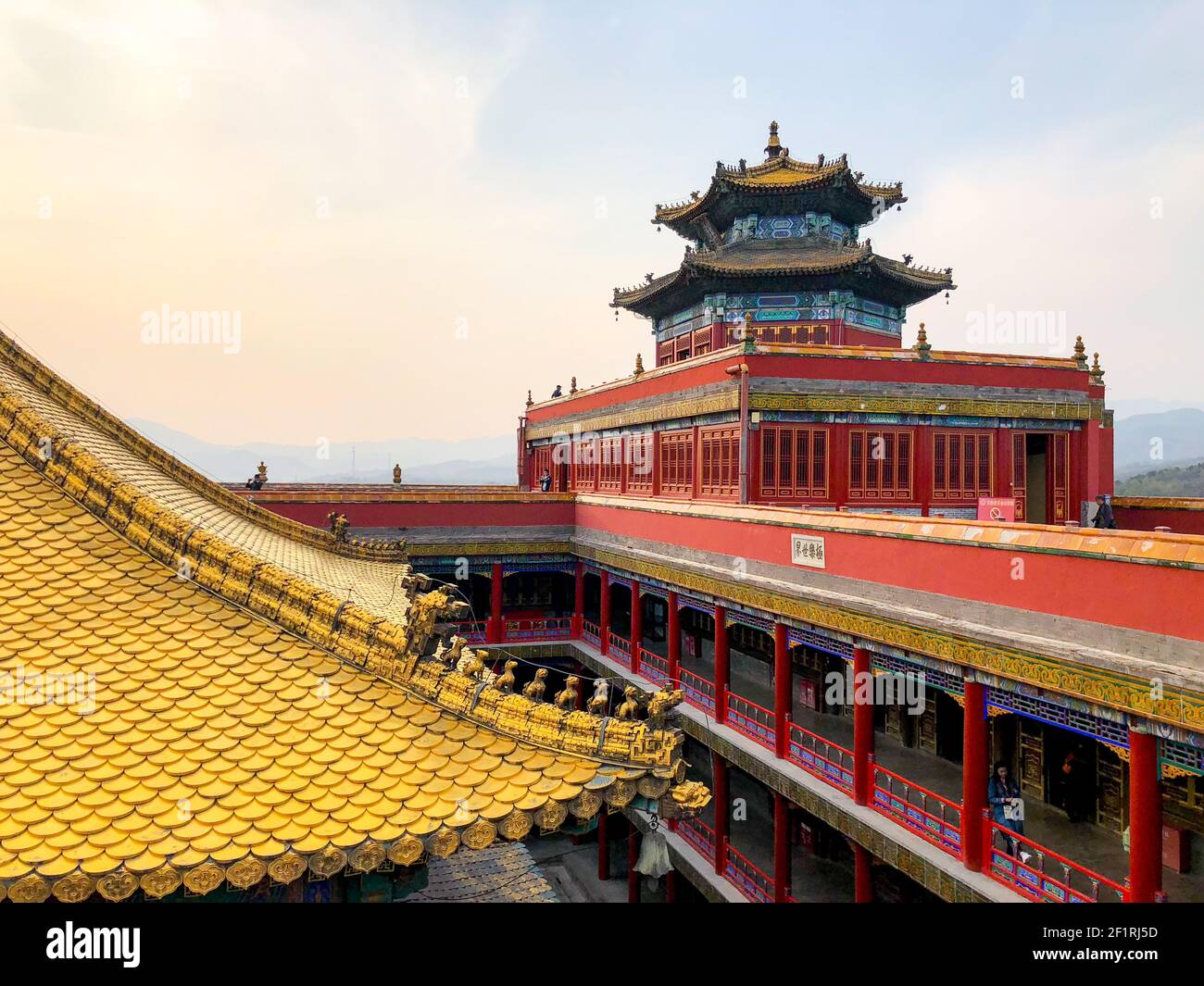 The Putuo Zongcheng Buddhist Temple, one of the Eight Outer Temples of Chengde, China Stock Photo