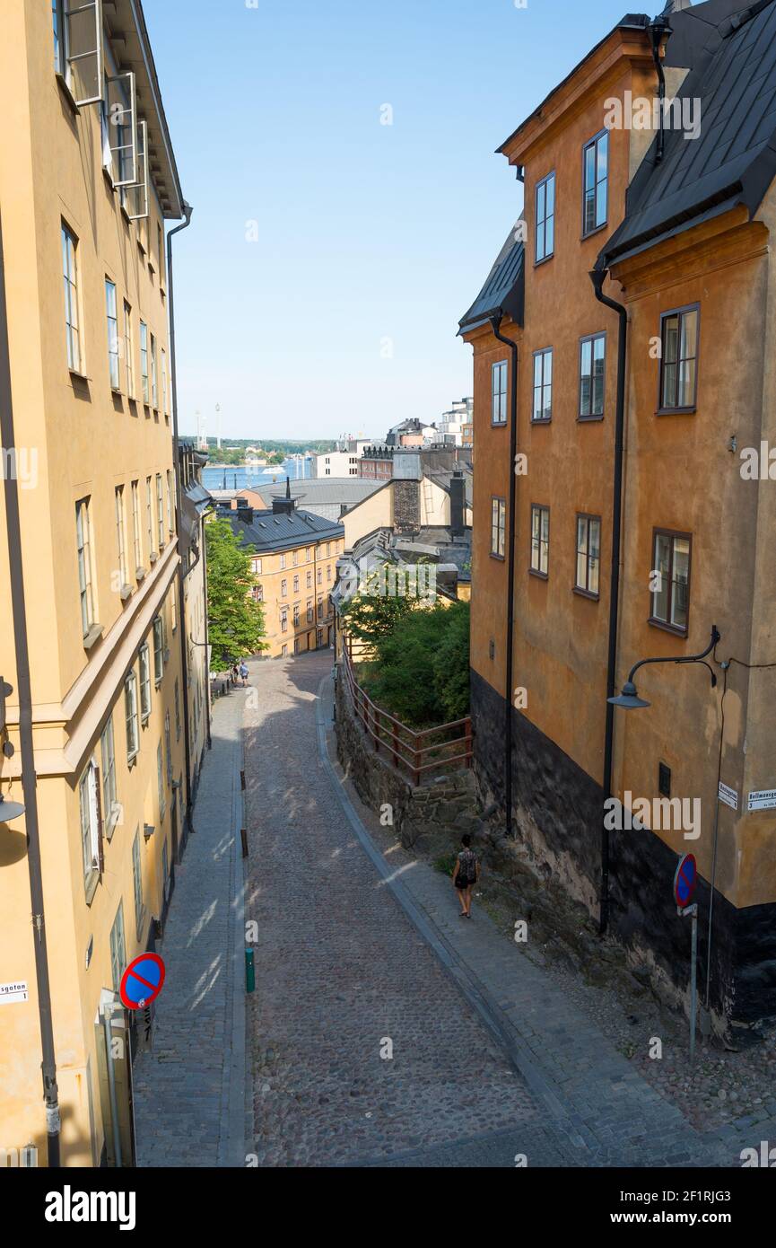 Bastugatan, Södermalm, Stockholm, Sweden. Stock Photo