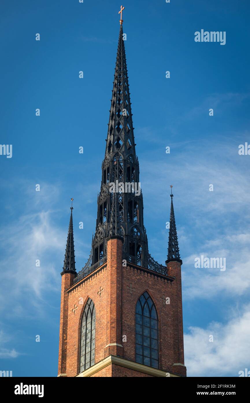 Riddarholmskyrkan (Riddarholmen Church), Riddarholmen, Stockholm, Sweden. Stock Photo