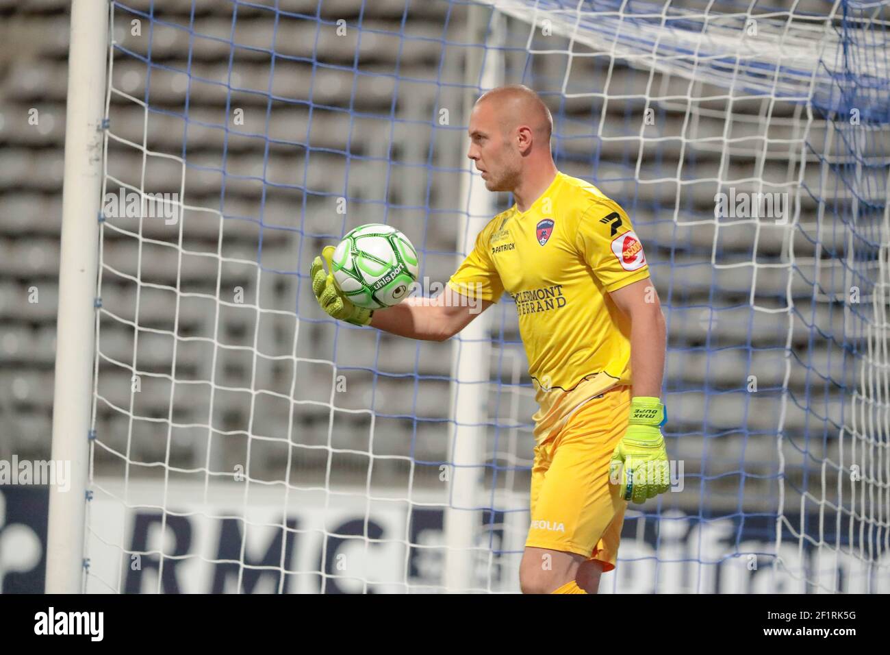 Maxime DUPE (Clermont Foot 63) during the French championship Ligue 2  football match between Paris FC