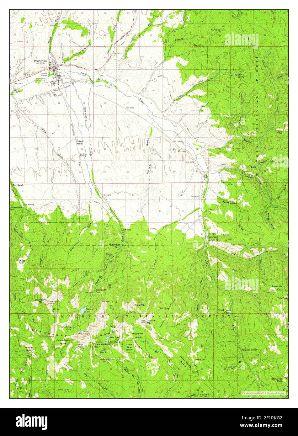 Prairie City Oregon map 1959 - Prairie City Oregon Map 1959 162500 United States Of America By Timeless Maps Data Us Geological Survey 2F1RKG2