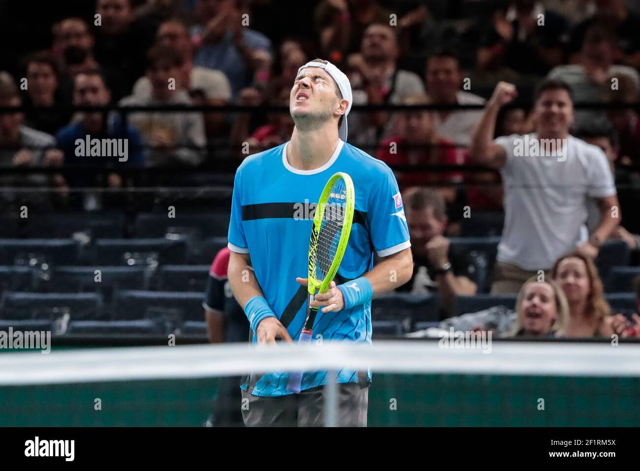 during the ATP World Tour Masters 1000 - Rolex Paris Masters - indoor tennis  tournament on October 26, 2019 at The AccorHotels Arena in Paris - Photo  Stephane Allaman / DPPI Stock Photo - Alamy
