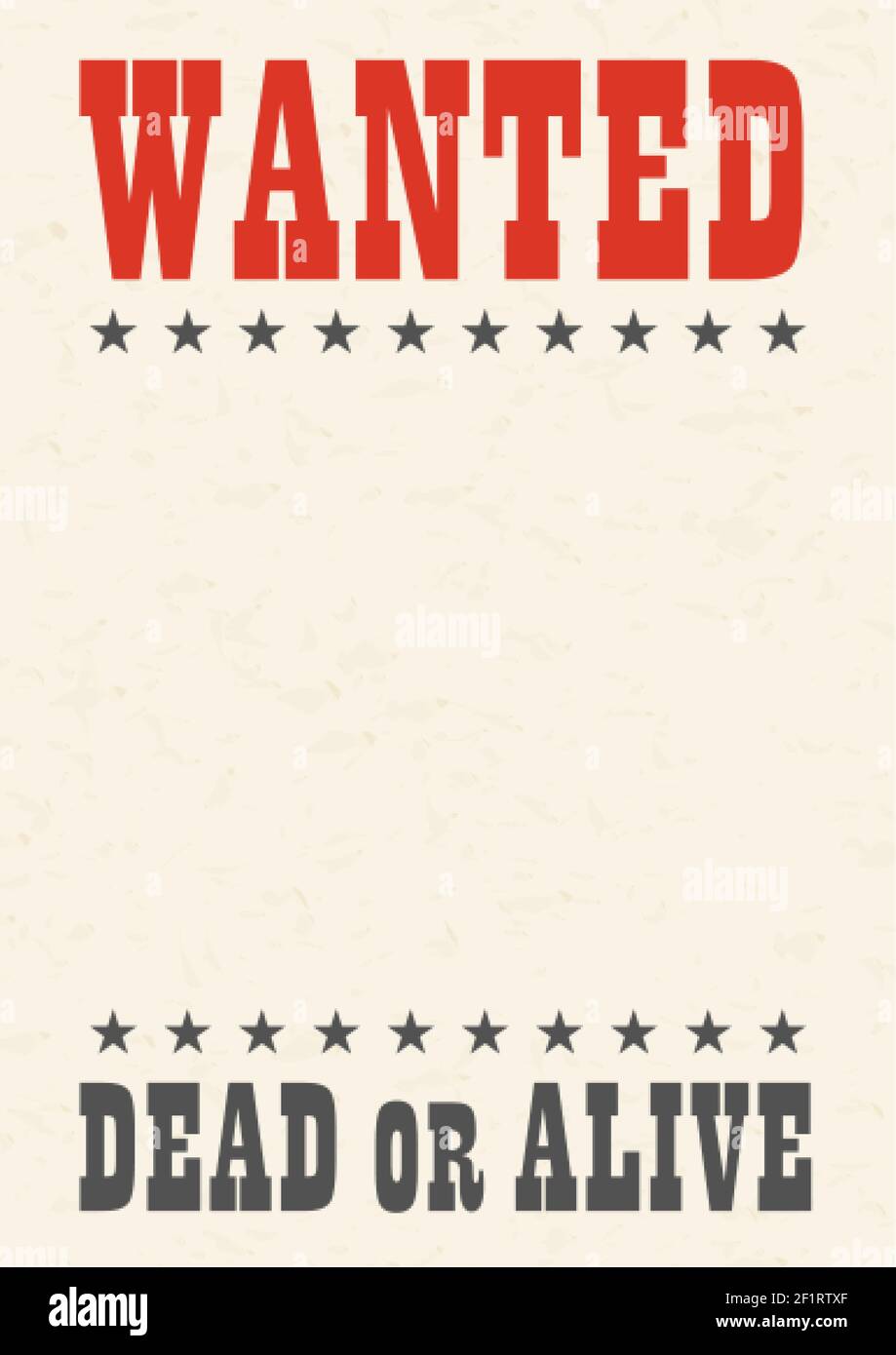 Vintage western reward placard. Wanted dead or alive poster template Stock  Vector Image & Art - Alamy