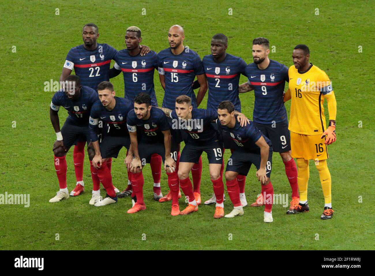 French team picture presentation during the International Friendly Game football  match between France and Finland on November 11, 2020 at Stade de F P Stock  Photo - Alamy