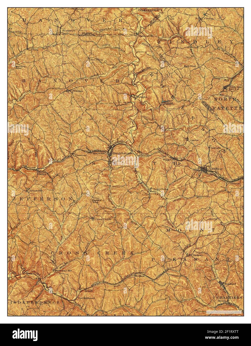Pennsylvania Map High Resolution Stock Photography and Images Alamy