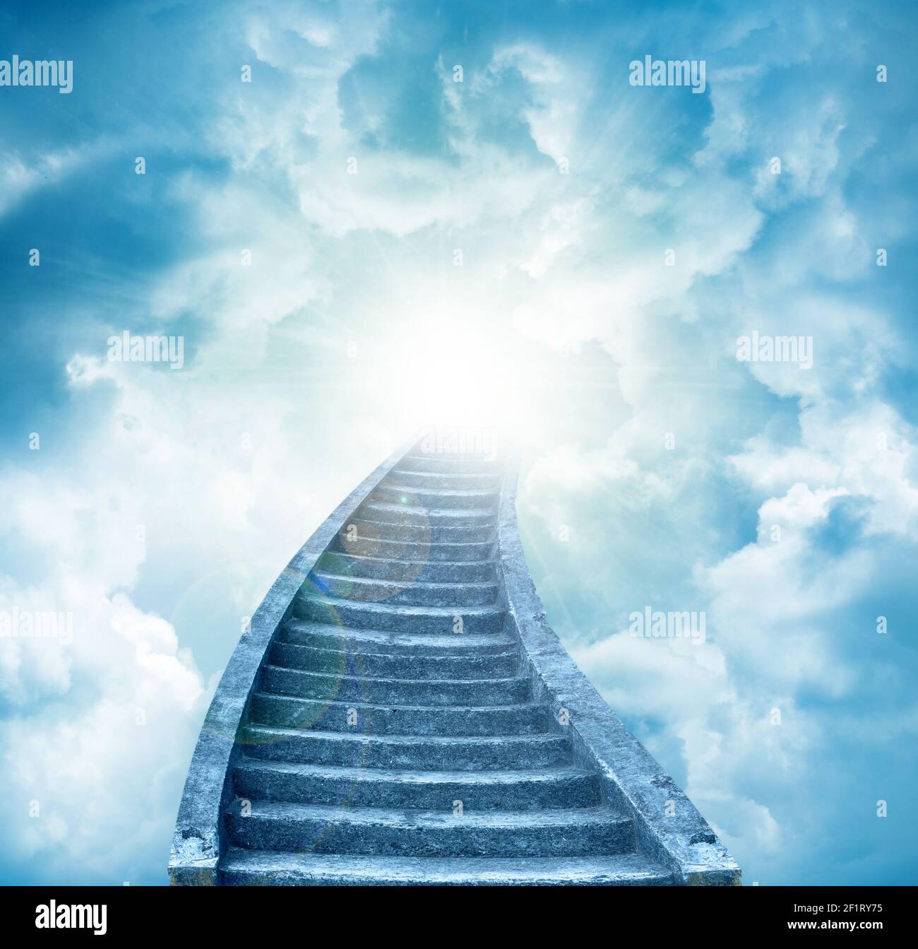 A 'Staircase to Heaven' Installation Ascends into the Sky as a