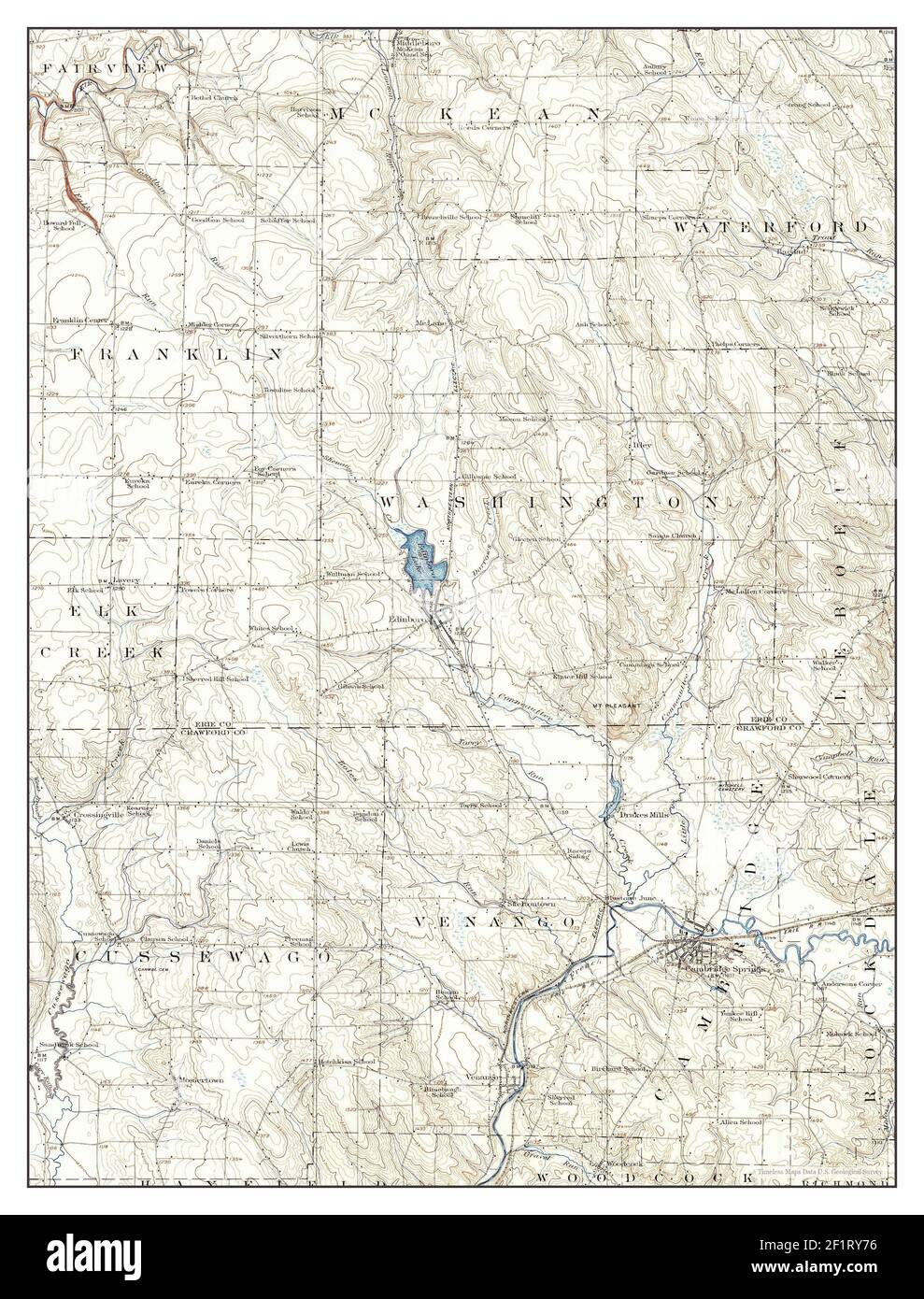 Map of cambridge springs hires stock photography and images Alamy