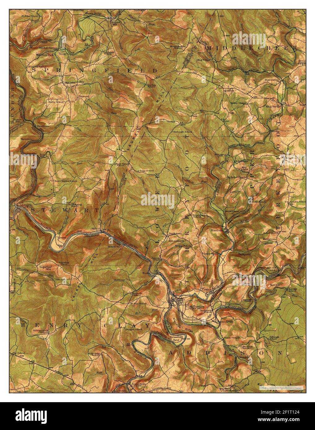 Confluence, Pennsylvania, map 1922, 162500, United States of America by Timeless Maps, data U.S