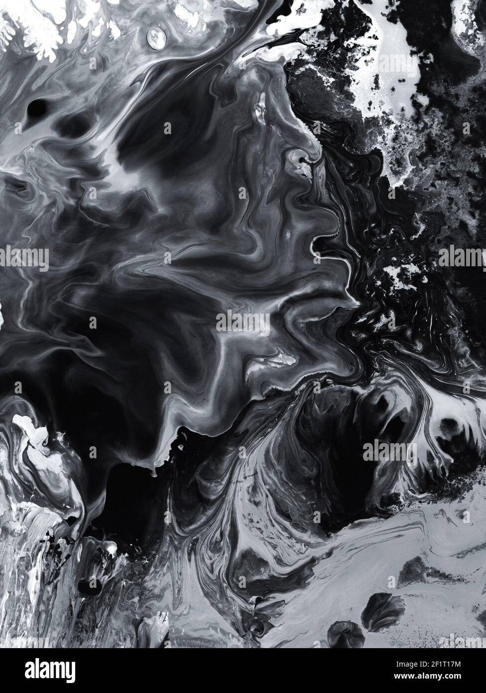 Oil painting texture Black and White Stock Photos & Images - Alamy
