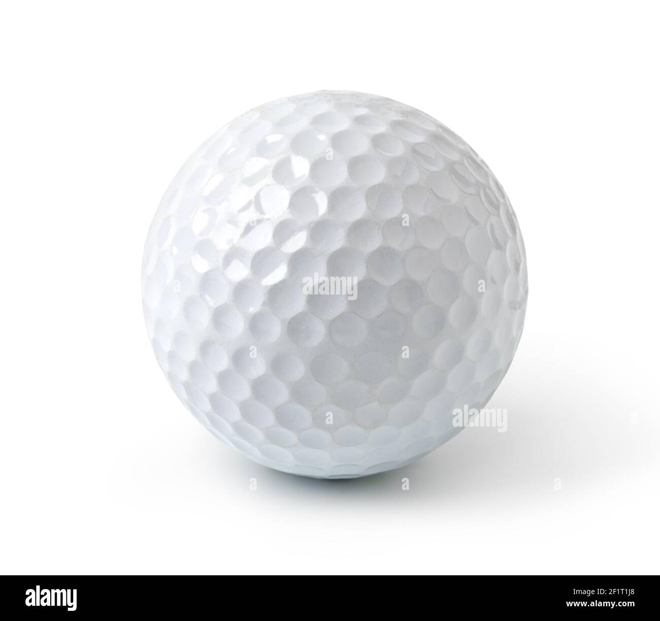 Golf ball on white background Stock Photo - Alamy
