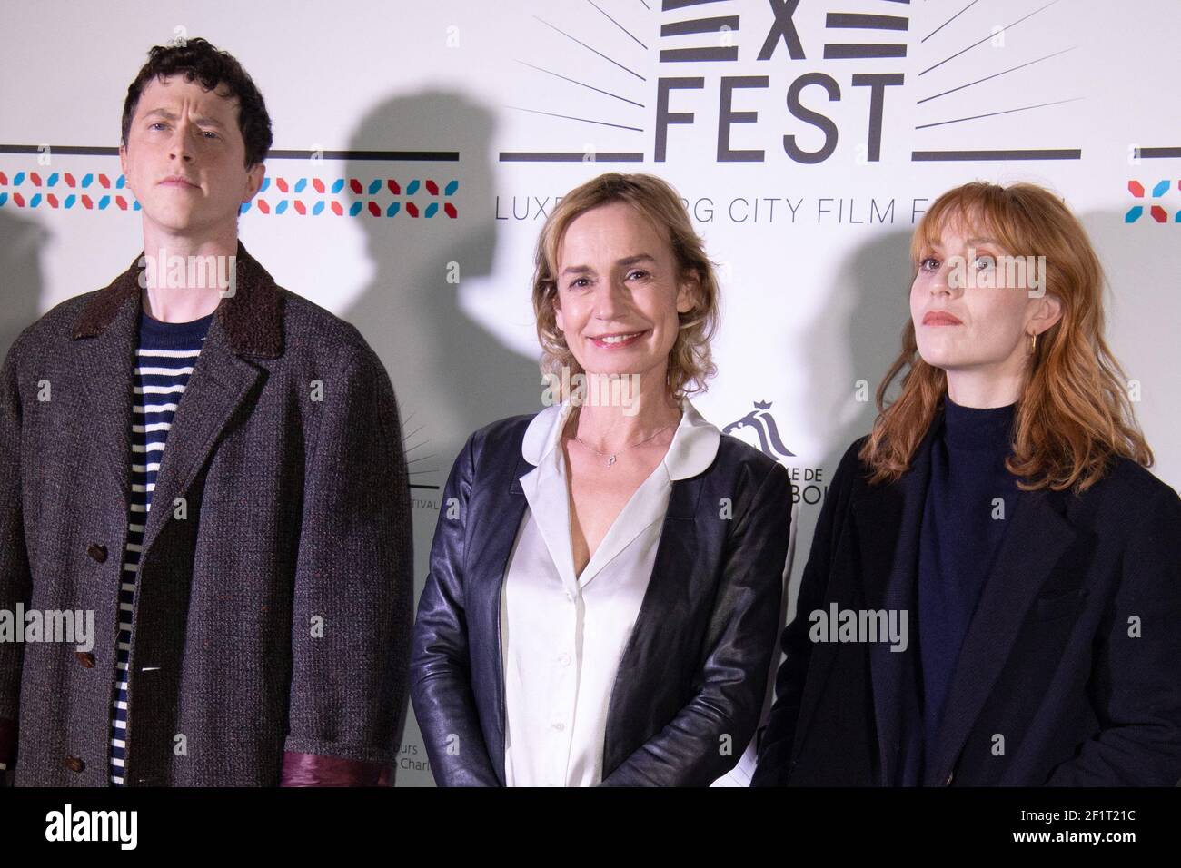 Finnegan Oldfield, Sandrine Bonnaire and Lolita Chammah attending the