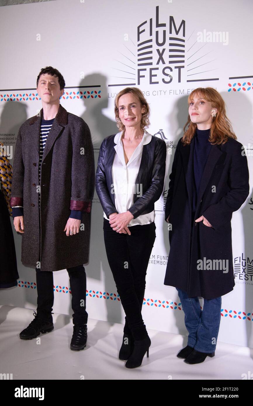 Finnegan Oldfield, Sandrine Bonnaire and Lolita Chammah attending the