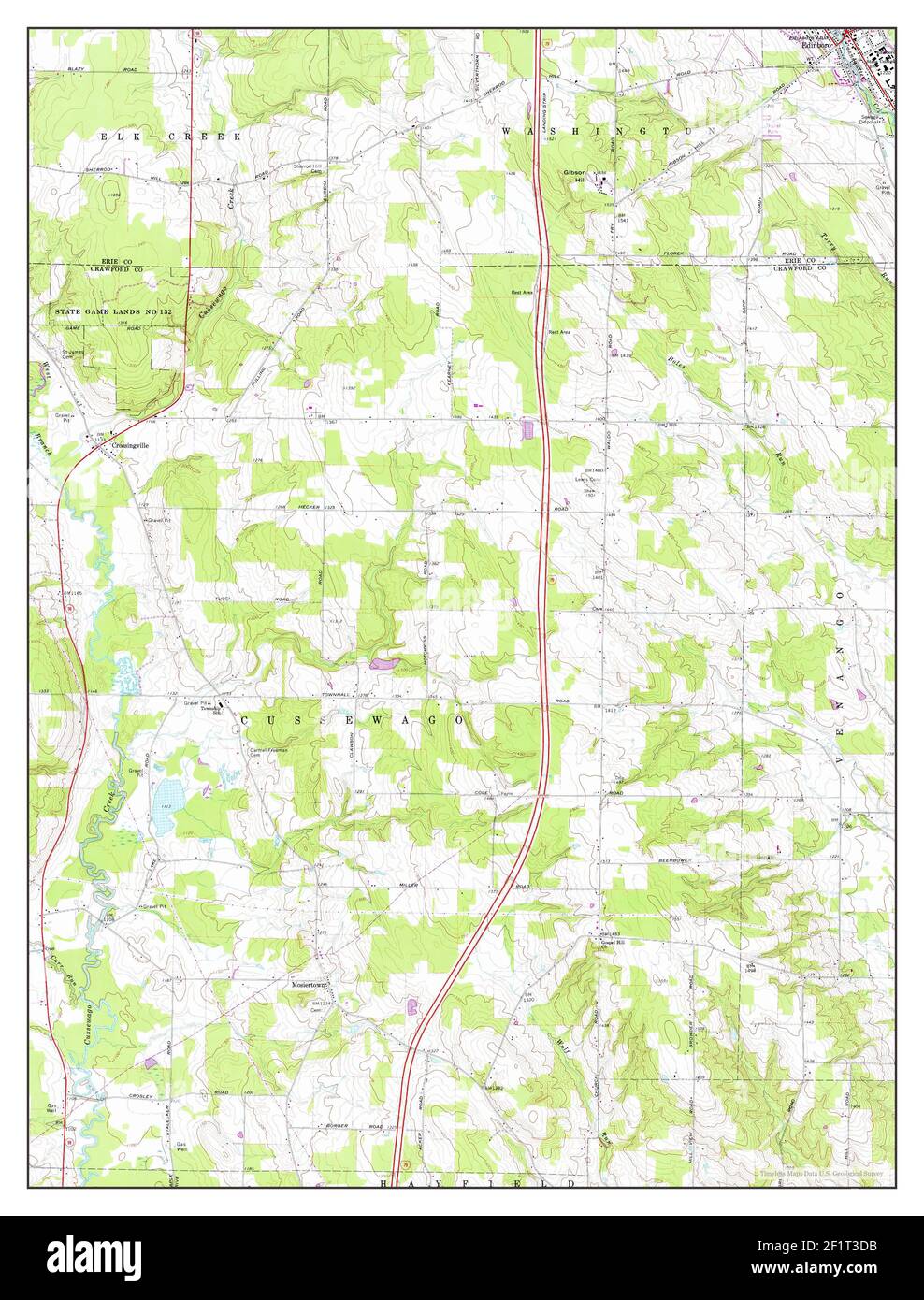 Map of edinboro hires stock photography and images Alamy