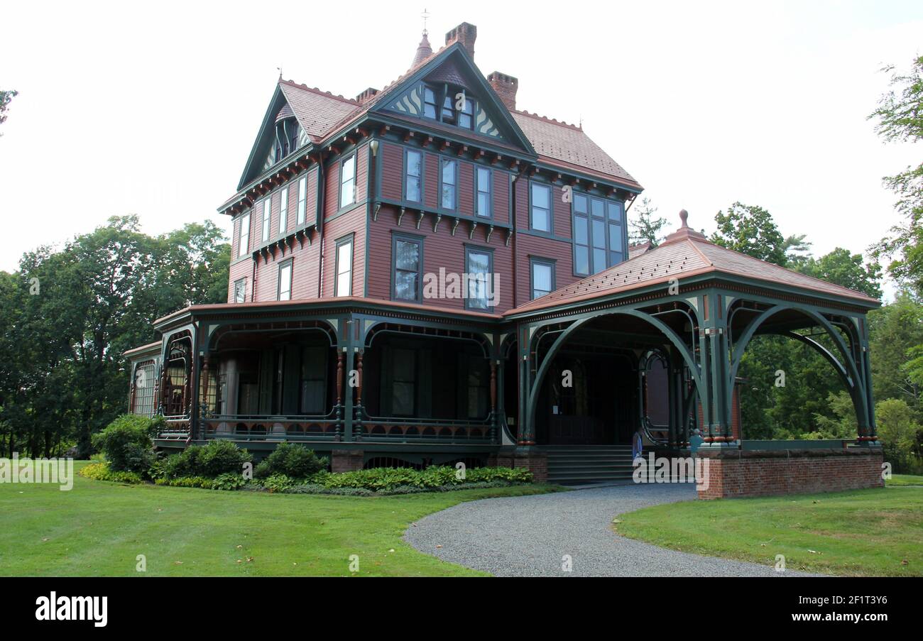 Wilderstein Mansion, 19thcentury QueenAnnestyle country house on the