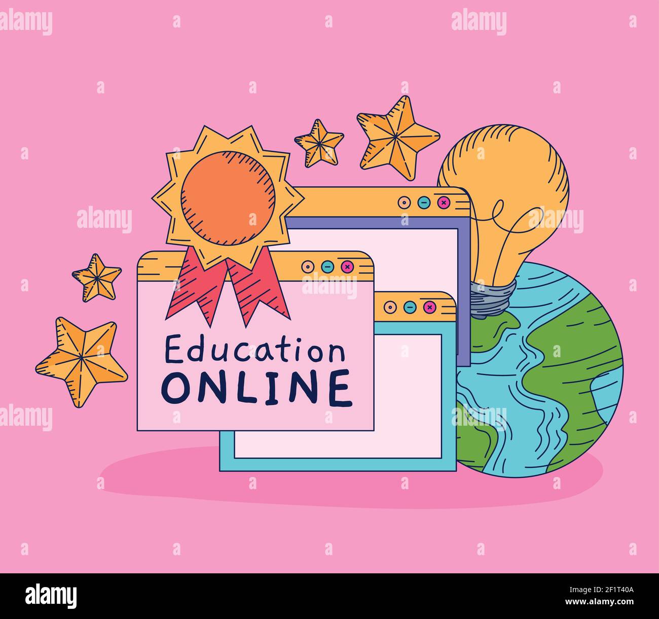 online icons bundle Stock Vector Image & Art - Alamy