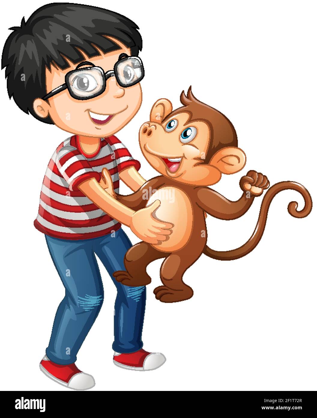 Monkey boy Cut Out Stock Images & Pictures - Alamy