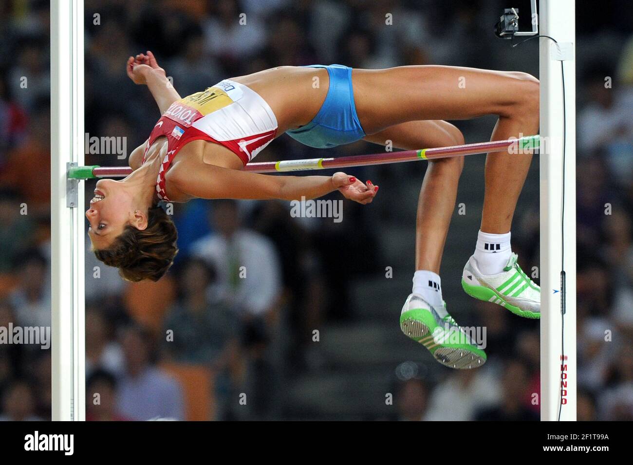 ATHLETICS - IAAF WORLD CHAMPIONSHIPS 2011 - DAEGU (KOR) - DAY 8 - 03/09/2011 - WOMEN HIGH JUMP FINAL - BLANKA VLASIC (CRO) / 2ND - PHOTO : FRANCK FAUGERE / KMSP / DPPI Stock Photo