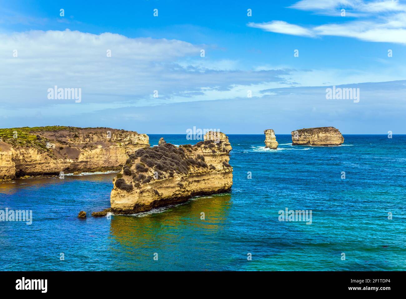 Islands - rocks in small bay Stock Photo