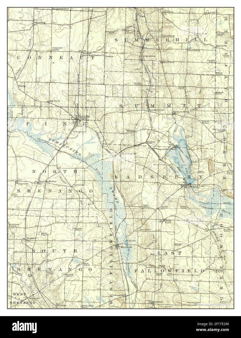 Map of linesville hires stock photography and images Alamy