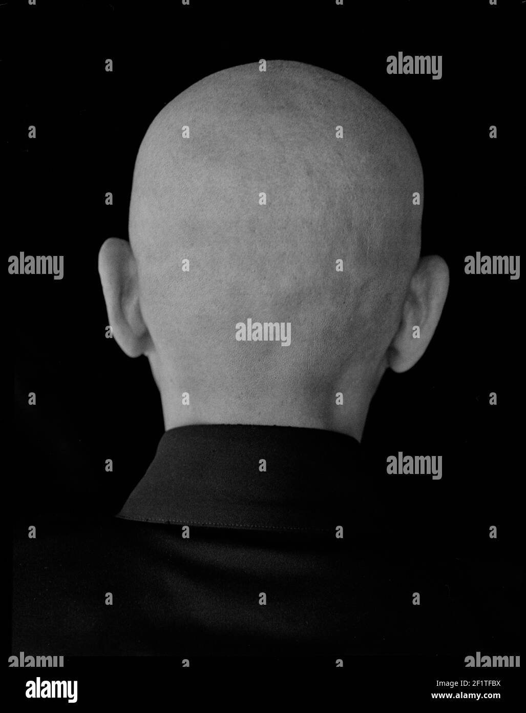 Portrait of Shingon Buddhism Monk.Koyasan, Mount Koya, Japan Stock