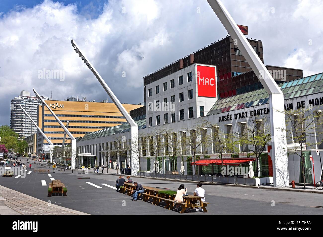 Museum of contemporary art ,Mac, Place des Festival Montreal, Jeanne