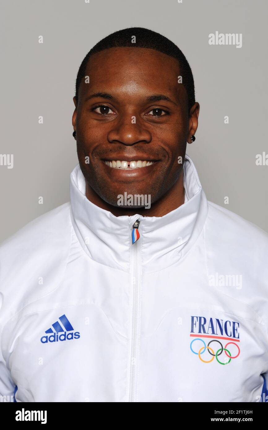 OLYMPIC GAMES - LONDON 2012 - FRENCH ATHLETES PORTRAITS - PARIS (FRA) - 21/03/2012 - PHOTO PHILIPPE MILLEREAU / KMSP / DPPI - TRACK CYCLING - MEN - GREGORY BAUGE Stock Photo
