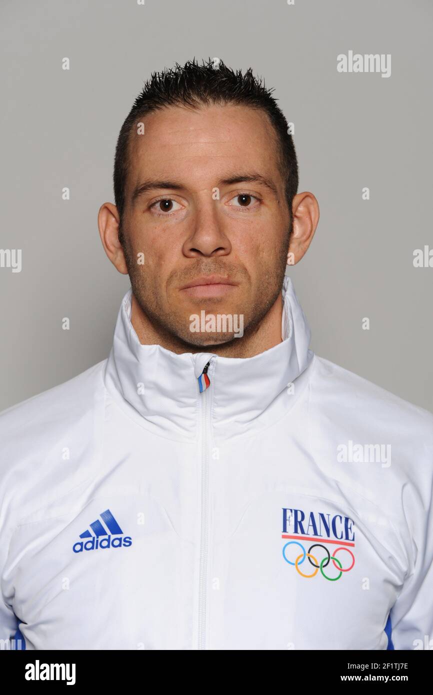 OLYMPIC GAMES - LONDON 2012 - FRENCH ATHLETES PORTRAITS - PARIS (FRA) - 21/03/2012 - PHOTO PHILIPPE MILLEREAU / KMSP / DPPI - TRACK CYCLING - MEN - FRANCOIS PERVIS Stock Photo