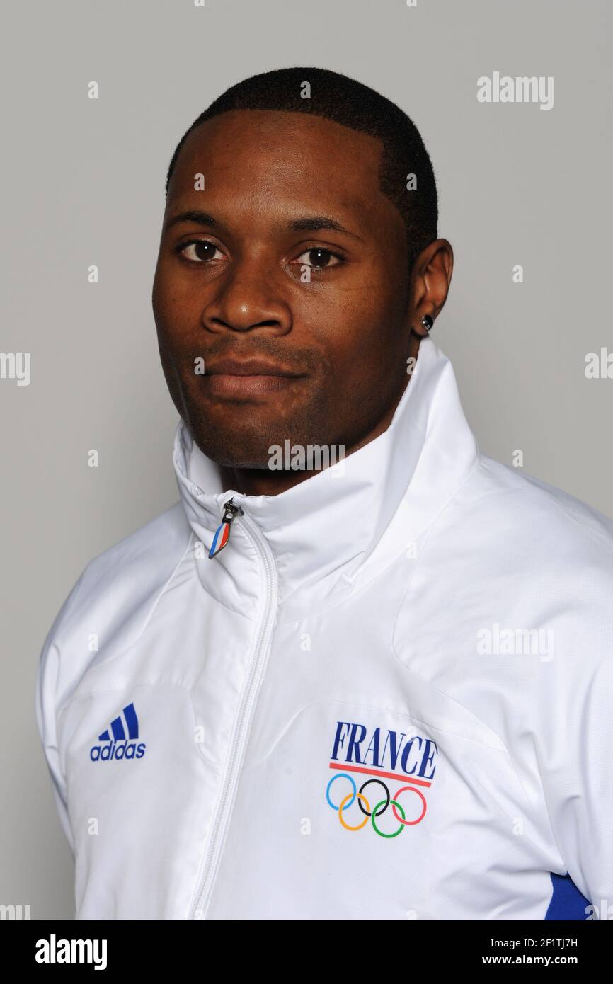 OLYMPIC GAMES - LONDON 2012 - FRENCH ATHLETES PORTRAITS - PARIS (FRA) - 21/03/2012 - PHOTO PHILIPPE MILLEREAU / KMSP / DPPI - TRACK CYCLING - MEN - GREGORY BAUGE Stock Photo